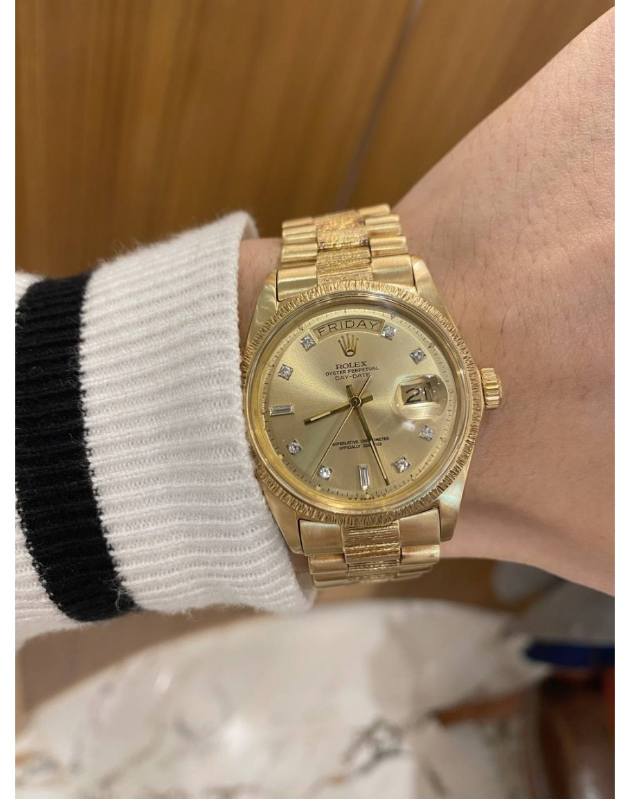 Rolex oyster perpetual sale 18k price